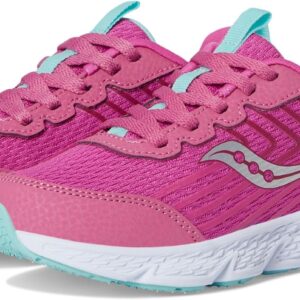 Saucony Wind 3.0 (Little Big Kid) Sneaker, Pink, 11.5 US Unisex
