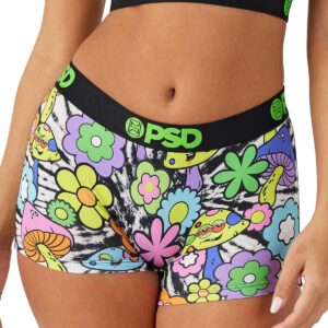PSD Women's Kush Dye Full Coverage Boy Short Underwear - Soft, Comfortable, & Breathable Boyshort Underwear for Women