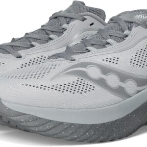 Saucony Men's Kinvara 15 Sneaker, Cloud/Cinder, 11.5