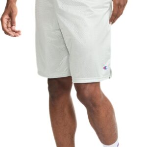 Champion mens 9" Shorts, Mesh Shorts, 9", Mesh Basketball Shorts, Mesh Gym running shorts, Athletic Gray-407q88, X-Large US