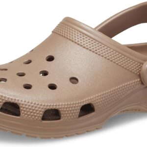Crocs Unisex Adult Men's and Women's Classic Clog, Khaki, 10 Women 8 Men US