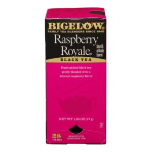Bigelow Raspberry Royale Tea, 28 Count Tea Bags (Pack of 6)