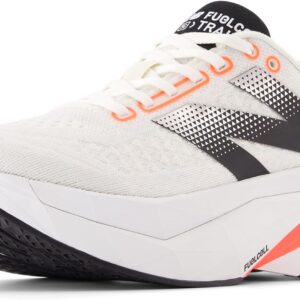 New Balance Women's FuelCell SuperComp Trainer V3 Running Shoe, Sea Salt/Urgent Red/Black, 6.5