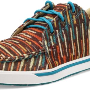 Twisted X Women's Kicks, Moc Toe, Brown Multi, 10 M