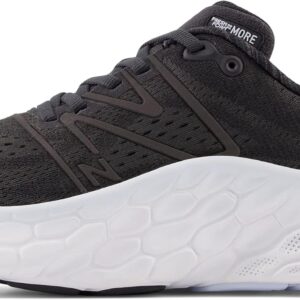 New Balance Women's Fresh Foam X More V4 Running Shoe, Black/Starlight, 10.5