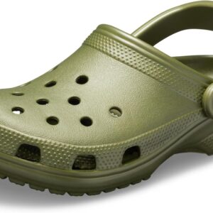 Crocs Unisex-Adult Classic Clog, Clogs for Women and Men, Army Green, 5 Men/7 Women