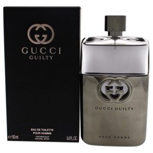 Gucci Guilty Eau Pour Homme Eau de Toilette Spray for Men, 5 ounces