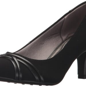 LifeStride Women's Pascal Dress Pump, Black, 9 W US