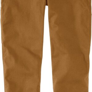 Carhartt Men's FR Relaxed Straight Rugged Flex Duck Dungaree, Carhartt Brown, 46 x 36