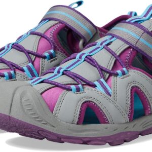 Merrell Hydro 2 Sport Sandal, Grey/Berry, 7 US Unisex Big Kid