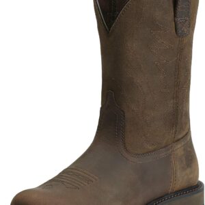 Ariat BMVY9 Mens Groundbreaker Work Boot Brown 10