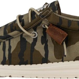 HEYDUDE Men's Wally Wl Funk Multiple Colors | Mens Shoes | Men's Lace Up Loafers | Comfortable & Light-Weight Camo