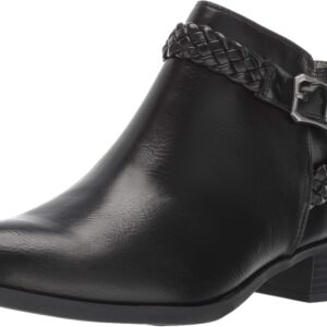 LifeStride Women's Adriana Ankle Bootie Boot, black, 10 M US