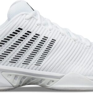 K-Swiss Men's Hypercourt Express 2 Tennis Shoe, White/Black, 10 M