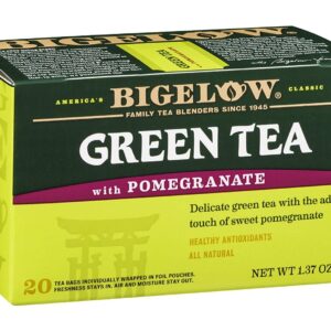 Bigelow Green Tea With Pomegranate 20 BAG (Pack of 12)12
