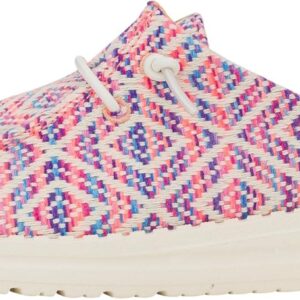 HEYDUDE Wendy Slip Surf Baja Blue/Pink/Multi Size 10, Women’s Shoes, Women’s Slip-on Loafers, Comfortable & Light-Weight
