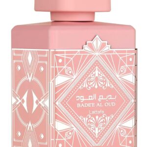 Lattafa Bade'e Al Oud Noble Blush for Unisex Eau de parfum Spray, 3.4 Ounce / 100 Ml