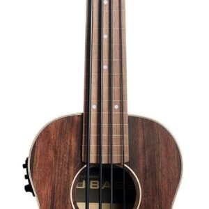 Striped Ebony Acoustic-Electric Fretless U•BASS® Rosewood Update
