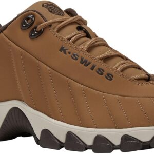 K-Swiss Men's ST329 CMF Sneaker, Brown Sugar/Pumice Stone/Java, 9.5 M
