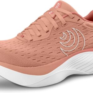 Topo Athletic Women's Lightweight Comfortable 5MM Drop Atmos Road Running Shoes, Athletic Shoes for Road Running, Dusty Rose/White, Size 10.5