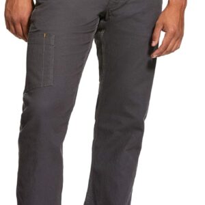 ARIAT Men’s Rebar M4 Low Rise DuraStretch Made Tough Stackable Straight Leg Pant