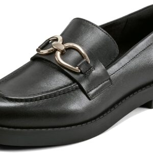 Rockport Women's Yemery Loafer, Black Leather, 9.5