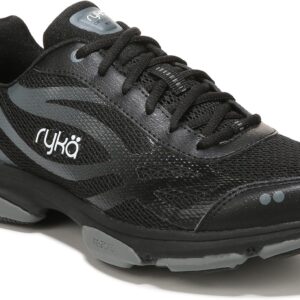 Ryka Womens Devotion XT Cross Training Shoes Black/Metiorite/White 10 W