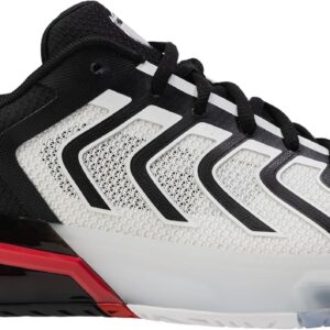 K-Swiss Men's Ultrashot 4 Tennis Shoe, White/Black/Mars Red, 9 M