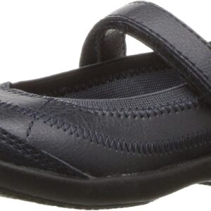 Hush Puppies unisex child Hp-reese Mary Jane Flat, Navy, 13.5 Little Kid US