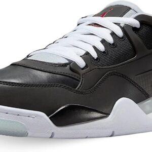 Air Jordan 4 RM Men's Shoes (HV5184-010, Black/Wolf Grey/White/Fire Red) Size 11