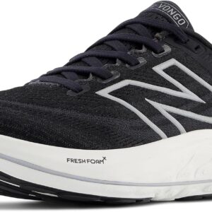 New Balance Women's WVNGOV6 Running Shoe, Black/White, 6.5 Wide