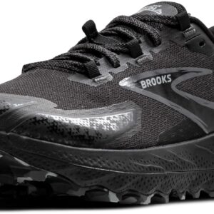 Brooks Women’s Cascadia 18 Mountain Trail Running Shoe - Black/Blackened Pearl/Grey - 6 Medium