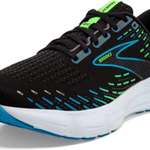 Brooks Men's Glycerin 20 Neutral Running Shoe - Black/Hawaiian Ocean/Green - 11 Medium
