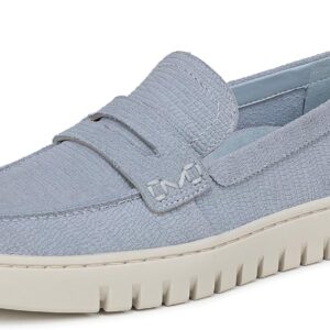 VIONIC Women's Uptown Loafer, Blue Mist Suede, 11