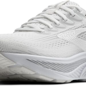 Brooks Women’s Ghost 17 Neutral Running Shoe - White/White/Grey - 7.5 Medium