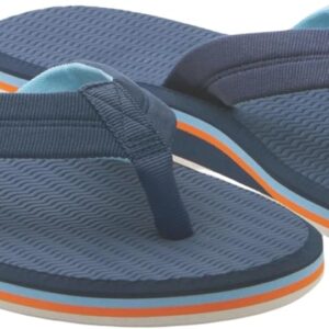 Hari Mari- Dunes- Men's Boat Safe Waterproof Rubber Flip Flops- Size 12- Navy