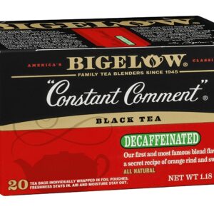 Bigelow Tea Constant Comment Decaf 20 Bags (Pack of 12)