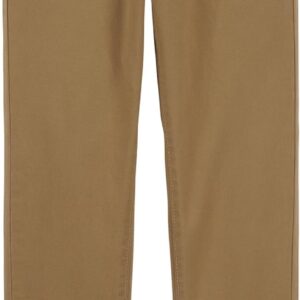OSHKOSH B'GOSH Boys' Slim Stretch Chino Pants, Darker Khaki, 3T