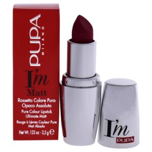 Pupa Milano I'm Matt Pure Colour Lipstick, 050 Runway Fuchsia, 3.5 g