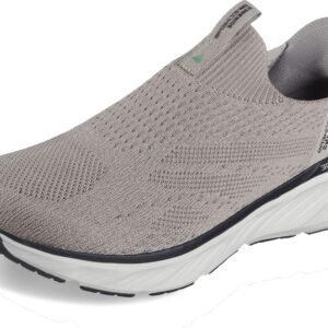 Skechers Men's Edgeride Commissioner Hands Free Slip-in Sneaker,Taupe,10