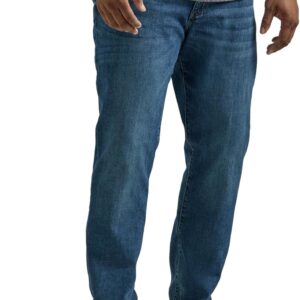 Lee Men's Big & Tall Extreme Motion Straight Taper Jean Maddox 44W x 30L