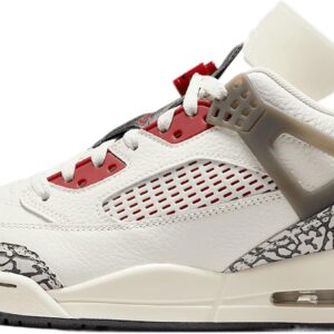 Jordan Spizike Low Men's Shoes (FQ1759-116, Sail/Anthracite/Coconut Milk/Varsity Red) Size 11.5