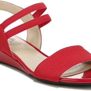 LifeStride Women's Yolo Sandal Fire Red Fabric 6 N