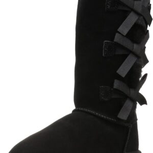 Koolaburra by UGG Kid's Victoria Tall Fashion Boot, Black, 01 Youth US Little Kid