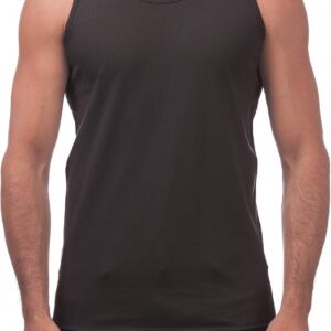Pro Club Men's Comfort Cotton Tank Top, Black, 2X-Large