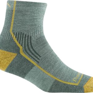 Darn Tough Vermont Women's Hiker 1/4 Midweight with Cushion Hiking Sock (Style 1958) - Green/Sage, Small