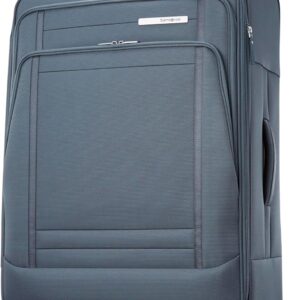 Samsonite UpLIFT 30" Lightweight Softside Luggage with Spinner Wheels - Expandable, Large Checked - Airline-Approved, Polyester Soft Suitcase for Ultra Light Travel - Elemental Blue