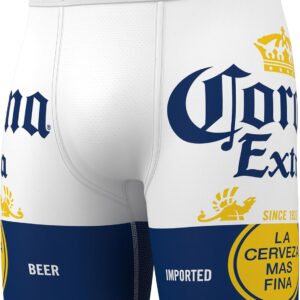 PSD Men's Boxer Briefs - Corona, 7 Inch Inseam, Moisture-Wicking, 4-Way Stretch, Boxer Briefs for Men, Medium