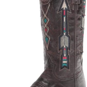 Roper Womens Arrows Square Toe Boot, Brown, 10