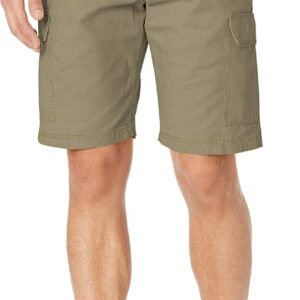 Wrangler Authentics Men's Classic Relaxed Fit Cargo Short, Military Ripstop, 42